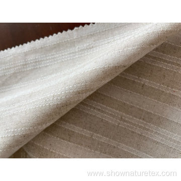 rayon linen polyester cotton stripe for summer